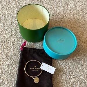 Gold Katie Spade bracelet. NWT.